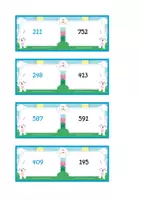 Aperçu - Apprentissages en autonomie - Mathématique : SCN Dominos 1 amis de 1 000 P3 - Page 2