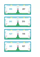 Aperçu - Apprentissages en autonomie - Mathématique : SCN Dominos 1 amis de 1 000 P3 - Page 3