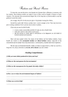 Aperçu - Feuilles d'exercices - Fashion - Environmental and Social Issues - Page 1