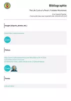 Aperçu - Feuilles d'exercices - The Life Cycle of a Peach | Foldable Worksheet - Page 2