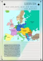 Vorschau - Arbeitsblätter - Erster Weltkrieg - Kriegserklärungen & deren Gründe - Seite 1