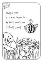 Vorschau - Mal- und Bastelvorlagen - Busy Lizzy - Tongue Twister Colouring and Classroom Poster - Seite 1