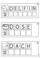 Vorschau - Arbeitsblätter - Stempelwörter "Buchstabe Dd" I Buchstabenstation I Kl. 1 - Seite 2