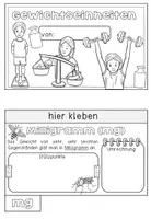 Vorschau - Arbeitsblätter - Gewichte - Flipbook zu den Gewichtseinheiten - Seite 2