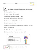 Vorschau - Arbeitsblätter - Satzzeichen der wörtliche Rede in Texten ergänzen mit Zippo, dem Clown! - Seite 2