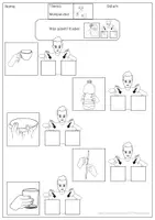 Vorschau - Arbeitsblätter - Manipulator - Trinken - DGS - Gebärdensprache - Seite 2