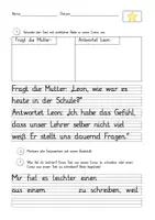 Vorschau - Arbeitsblätter - Wörtliche Rede - Redesatz und Begleitsatz - Seite 2