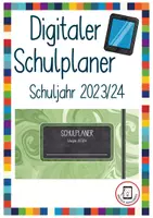 Vorschau - Lehrpläne/Lehrermaterial - Digitaler Unterrichtsplaner / Schulplaner / Lehrerkalender 23/24 - Deckblatt