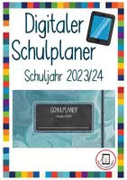 Vorschau - Lehrpläne/Lehrermaterial - Digitaler XXL Schulplaner / Lehrerkalender / Unterrichtsplaner 2023/24 plus Clipart-Set - Seite 1
