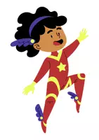 Vorschau - Arbeitsblätter - Die Geschichte von Super Sally, der Superheldin. - Seite 2