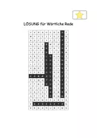 Vorschau - Arbeitsblätter - Suchsel zum Thema: Wörtliche Rede - Seite 2