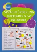 Vorschau - Fördermaterial/Inklusion - Sprachförderung Kindergarten & DAZ - KNETBRETTER - Deckblatt
