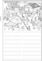 Vorschau - Stationenlernen - Deutsch | Bauernhof | Geschichten schreiben | Schreibanlass zum Wimmelbild - Seite 1