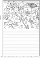 Vorschau - Stationenlernen - Deutsch | Bauernhof | Geschichten schreiben | Schreibanlass zum Wimmelbild - Seite 3