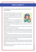 Vorschau - Arbeitsblätter - Queen Elizabeth II Biography; Reading Comprehension; differentiated (Englisch) - Seite 3