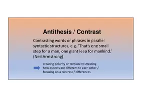 Vorschau - Präsentationen/Tafelbilder - Stylistic / Rhetorical Devices and their Effects (PowerPoint) - Seite 3