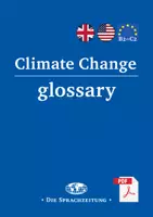 Vorschau - Anderer Materialtyp - Glossar Climate Change - Deckblatt