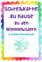 Vorschau - Aufgabenkarten - Kartei zu den Wimmelbildern - Deckblatt