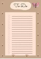 Vorschau - Anderer Materialtyp - To-Do-Liste zum Ausdrucken oder für Goodnotes (roséfarben) - Seite 1
