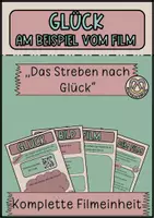 Vorschau - Unterrichtsreihen - Glück - am Beispiel vom Film "Das Streben nach Glück" - Deckblatt