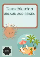 Vorschau - Aufgabenkarten - Tauschkarten Urlaub und Reisen - Deckblatt