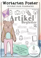 Vorschau - Mal- und Bastelvorlagen - Poster Artikel zum Ausmalen FrauCuppaTea - Deckblatt