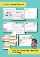 Vista previa - Hojas de trabajo - Present Simple / Present Progressive Escape Room (inglés) - página 3