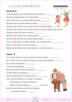 Vorschau - Arbeitsblätter - Familie Familienmitglieder - Wortschatz Spiel Rätsel A2 - Seite 1