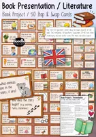 Vista previa - Hojas de trabajo - Book Presentations - ESL Bundle - página 1