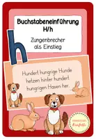 Vorschau - Poster - Buchstabeneinführung H/h - Zungenbrecher - Deckblatt