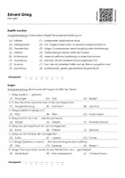 Vorschau - Arbeitsblätter - Edvard Grieg (Infotext und Übungen) - Seite 1