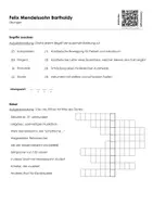 Vorschau - Arbeitsblätter - Felix Mendelssohn (Infotext und Übungen) - Seite 1