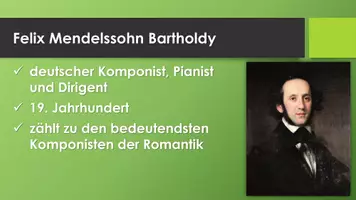Vorschau - Präsentationen/Tafelbilder - Felix Mendelssohn (Präsentation und H5P) - Seite 1
