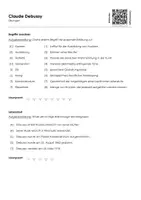 Vorschau - Arbeitsblätter - Claude Debussy (Infotext und Übungen) - Seite 1