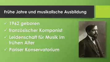 Vorschau - Präsentationen/Tafelbilder - Claude Debussy (Präsentation und H5P) - Seite 1