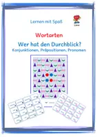 Vorschau - Spiele - Wortarten: Wer hat den Durchblick - Konjunkt., Präp., Pron. - Deckblatt