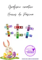Vista previa - Manualidades / Dibujos para colorear - grafismo creativo Pascua - Portada