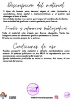 Vista previa - Manualidades / Dibujos para colorear - grafismo creativo Pascua - página 1