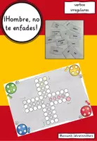 Vorschau - Spiele - Hombre, no te enfades: verbos irregulares - Deckblatt