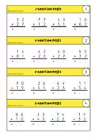 Aperçu - Cartes d'exercices - 🚨 Ceintures de calcul posé 🚨 - Page 2