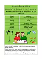 Vorschau - Arbeitsblätter - Französisch - Kommunikationsprüfung : Echange d'élèves - Deckblatt