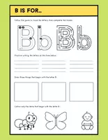 Aperçu - Préparation de séance / Séance complète - English Alphabet Worksheet +26 fiches d'activités - Page 1