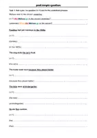 Vorschau - Arbeitsblätter - Simple Past Questions - Additional Exercises & Solutions - Deckblatt