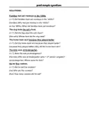 Vorschau - Arbeitsblätter - Simple Past Questions - Additional Exercises & Solutions - Seite 1