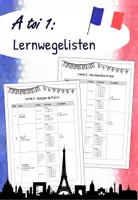 Vorschau - Arbeitsblätter - A toi 1 (Ausgabe 2022) - Lernwegelisten (3-fach differenziert) - Deckblatt