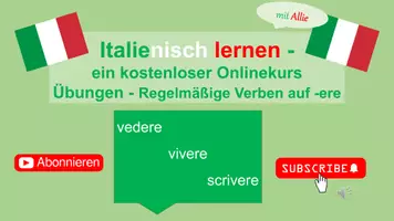 Vorschau - Arbeitsblätter - Italienisch lernen mit Allie: Übungen Regelmäßige Verben auf -ere Folien + Vokabelliste + Arbeitsblatt mit Lösung - Seite 2