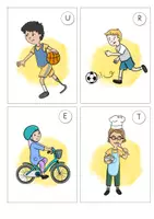 Vorschau - Arbeitsblätter - Hobbies: Reading Walk - Englisch - Kl. 3/4 (Bewegtes Lernen) - Seite 2