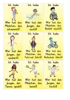 Vorschau - Spiele - Hobbies & Freizeit: "Ich habe... Wer hat...?" (Lesespiel & Kennenlernen) - Deutsch / DaZ - Kl. 1/2 - Seite 3