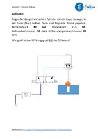 Vorschau - Arbeitsblätter - Pneumatik Rechnungen 012 - Prüfungsvorbereitung Metallberufe - Deckblatt