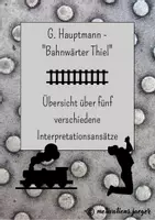Vorschau - Präsentationen/Tafelbilder - Bahnwärter Thiel: Verschiedene Interpretationsansätze (textimmanent, psychoanalytisch u. m.) - Deckblatt